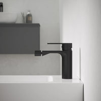 Set miscelatori: lavabo alto bidet senza scarico e incasso doccia c/deviatore nero opaco | Kerry