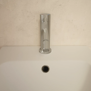 Coppia miscelatori lavabo alto slim bidet senza scarico nickel spazzolato | Bette