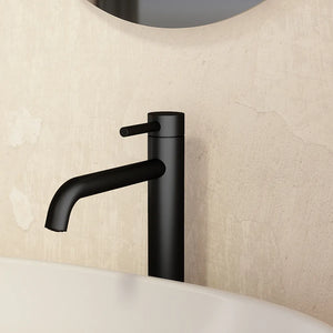 Set miscelatori: lavabo alto bidet senza scarico ed esterno doccia nero opaco | Bette