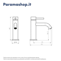 Miscelatore lavabo senza scarico slim cromato | Bette