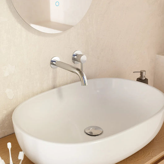 Set miscelatori: lavabo ad incasso bidet senza scarico e incasso doccia monocomando cromato | Bette