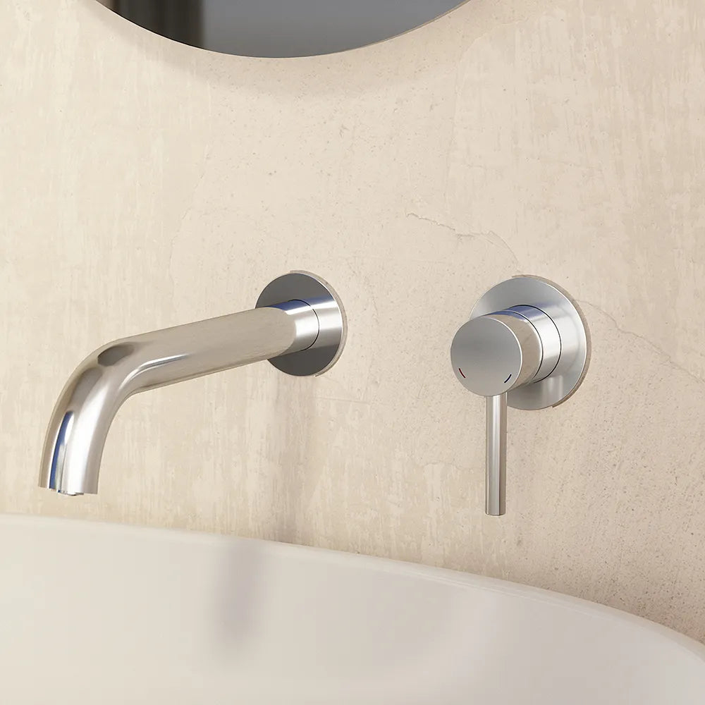 Set miscelatori: lavabo ad incasso bidet senza scarico ed esterno doccia cromato | Bette