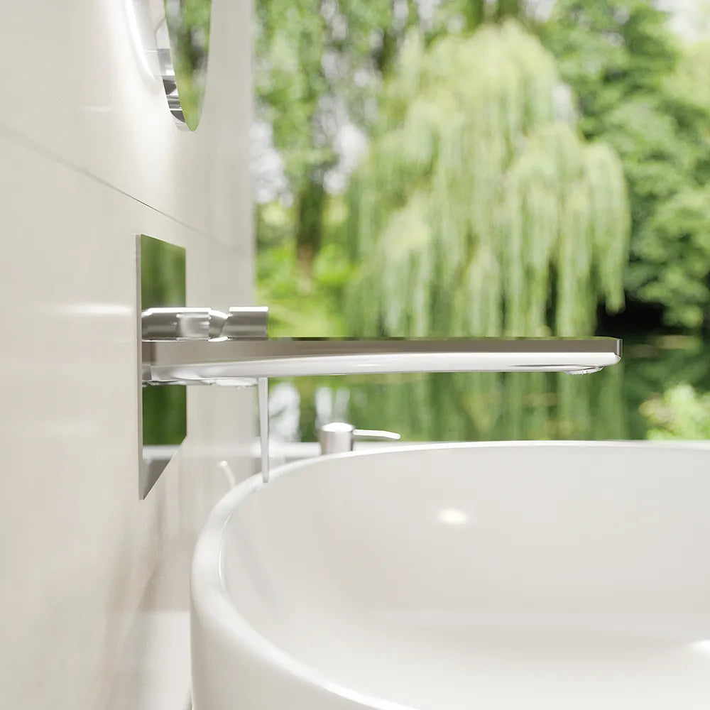 Set miscelatori: lavabo ad incasso bidet senza scarico e incasso doccia monocomando cromato | Jane