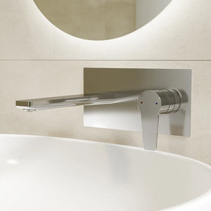 Set miscelatori: lavabo ad incasso bidet senza scarico e incasso doccia c/deviatore cromato | Jane