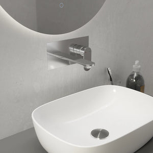 Set miscelatori: lavabo ad incasso bidet senza scarico e incasso doccia c/deviatore cromato | Kerry