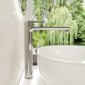 Set miscelatori: lavabo alto bidet senza scarico ed esterno vasca c/rubinetto cromato | Jane