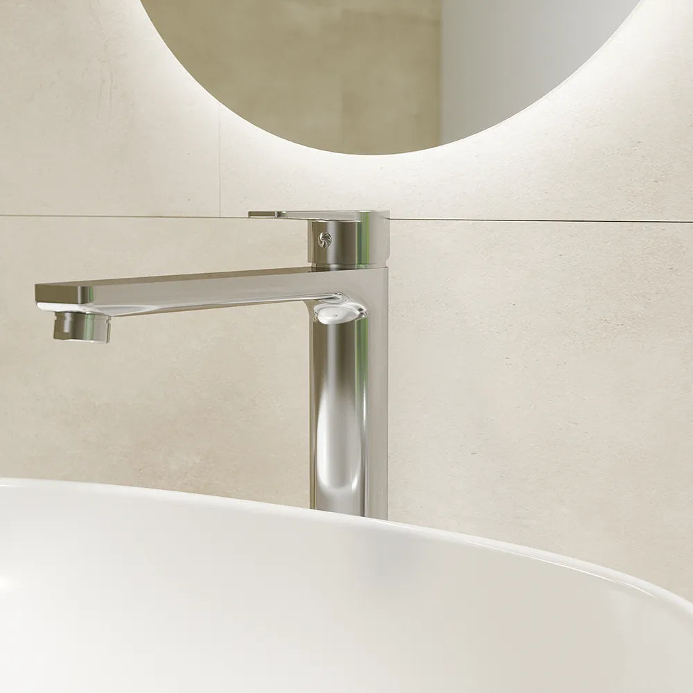 Set miscelatori: lavabo alto bidet senza scarico e incasso doccia c/deviatore cromato | Jane