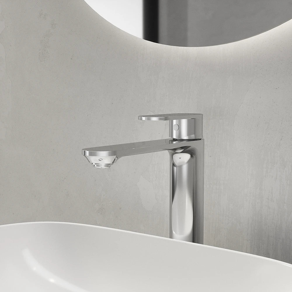 Miscelatore lavabo alto senza scarico cromato | Kerry