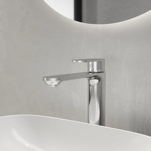 Coppia miscelatori lavabo alto bidet senza scarico cromato | Kerry