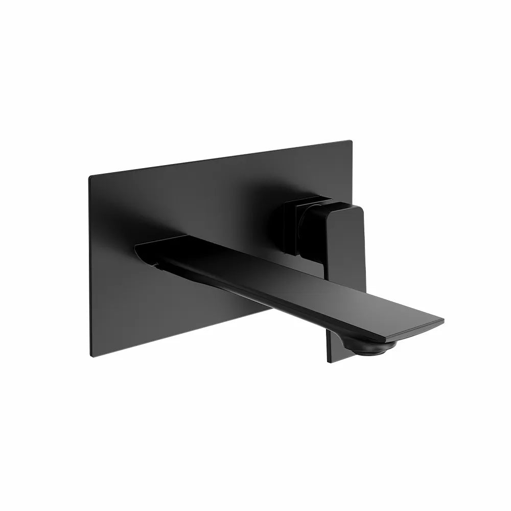 Miscelatore lavabo ad incasso nero opaco | Ingrid