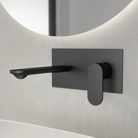 Miscelatore lavabo ad incasso nero opaco | Kerry