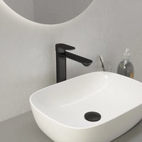 Miscelatore lavabo alto senza scarico nero opaco | Kerry