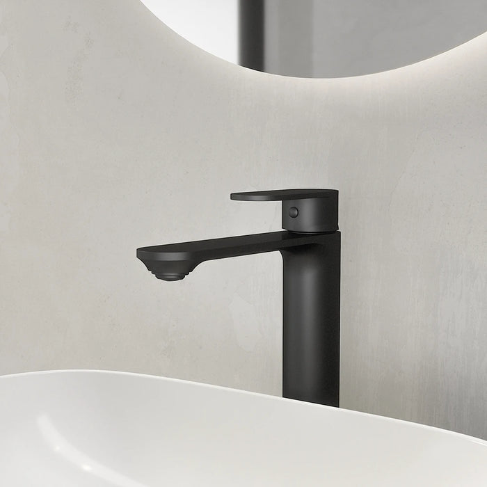 Set miscelatori: lavabo alto bidet senza scarico e incasso doccia monocomando nero opaco | Kerry