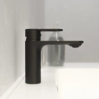 Set miscelatori: lavabo bidet senza scarico e incasso doccia c/deviatore nero opaco | Kerry