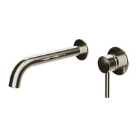 Set miscelatori: lavabo ad incasso bidet senza scarico e incasso doccia monocomando nickel spazzolato | Bette