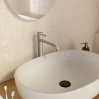 Set miscelatori: lavabo alto bidet senza scarico ed esterno doccia nickel spazzolato | Bette