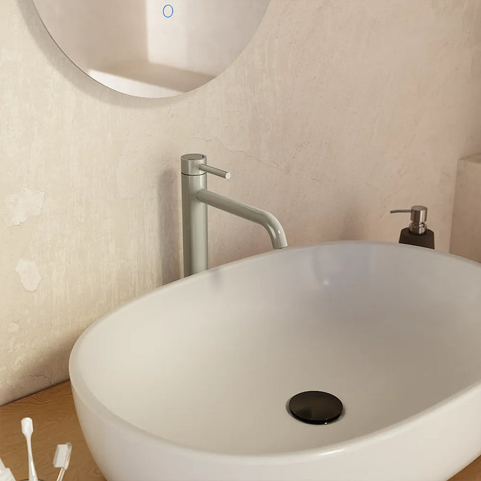 Set miscelatori: lavabo alto bidet senza scarico e incasso doccia c/deviatore nickel spazzolato | Bette