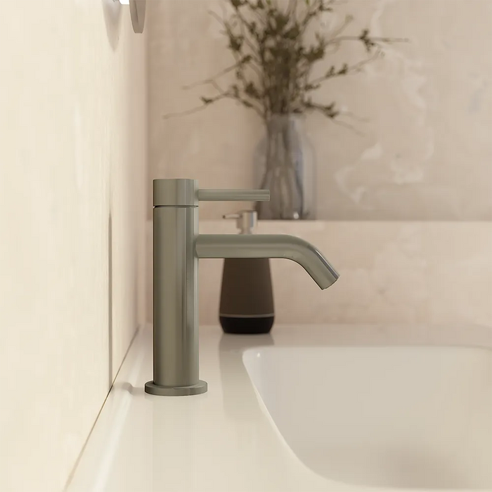 Set miscelatori: lavabo bidet senza scarico ed esterno doccia nickel spazzolato | Bette
