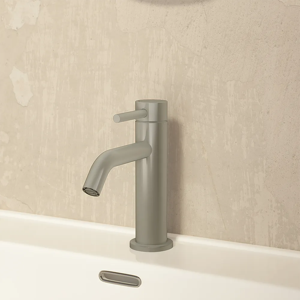 Set miscelatori: lavabo bidet senza scarico e incasso doccia monocomando nickel spazzolato | Bette