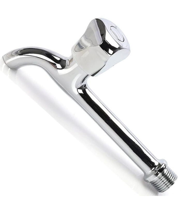 Trade Shop - Rubinetto A Parete Muro Con Vitone Per Giardino Lavatoi Lavabi Lavamani Esterno -