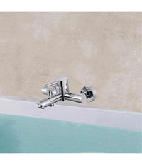 Rubinetto Bagno Moderno Cromato Lucido Miscelatore Orientabile Per Vasca 87390         