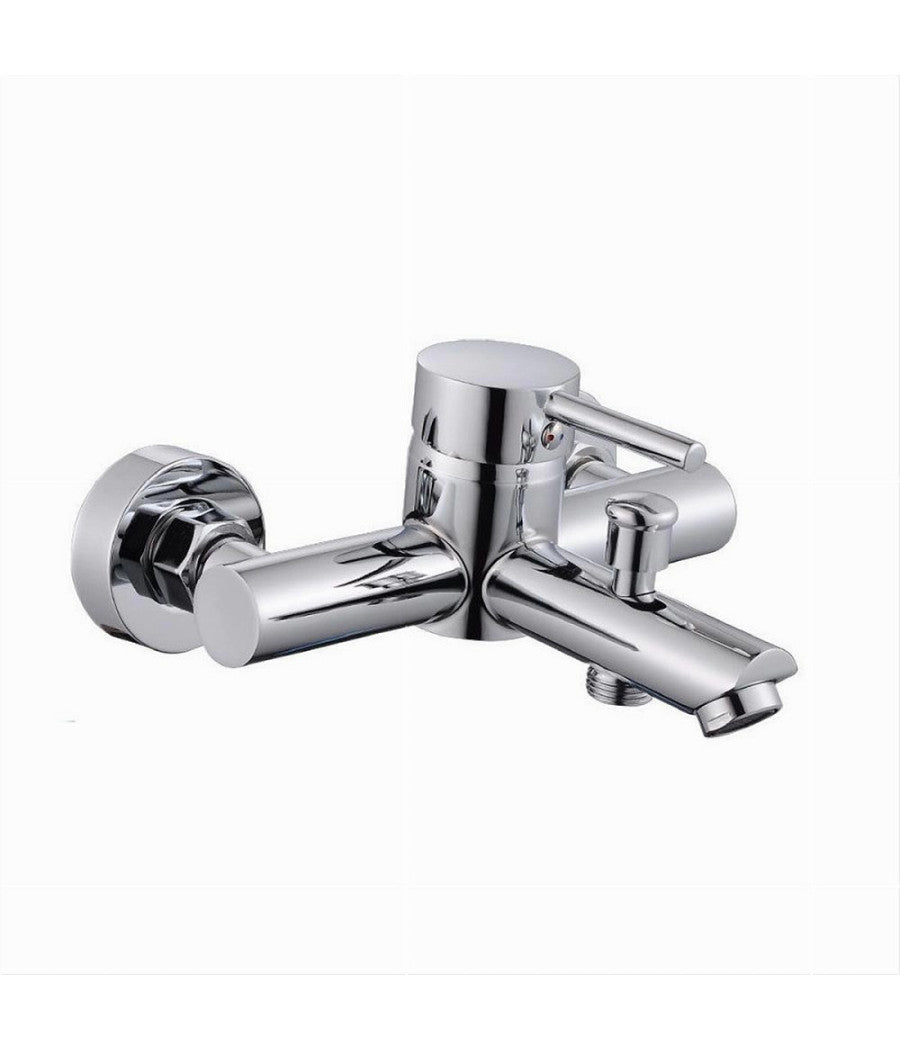 Rubinetto Bagno Moderno Cromato Lucido Miscelatore Orientabile Per Vasca 87390         