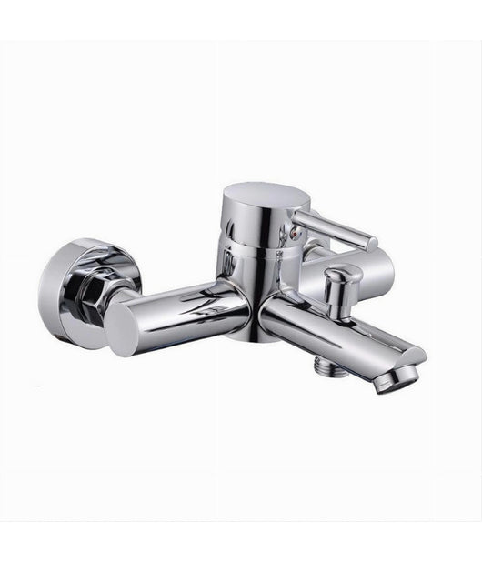 Rubinetto Bagno Moderno Cromato Lucido Miscelatore Orientabile Per Vasca 87390         