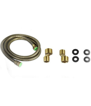 Rubinetto Bagno Vasca Doccia Miscelatore Doppia Manopola Ottone Bronzo Satinato         