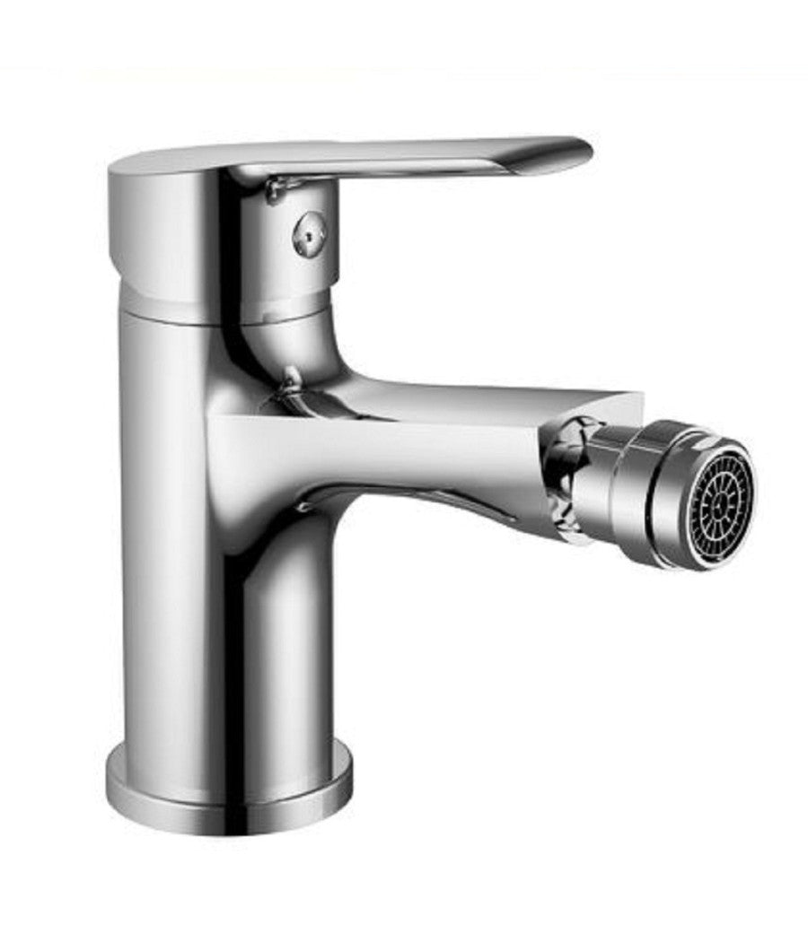 Rubinetto Bidet Miscelatore Monocomando Design Moderno Cromato Classic Roll87106         