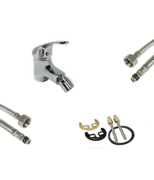 Rubinetto Bidet Miscelatore Monoleva Regolabile Monocomando Bagno Cromato 69599         