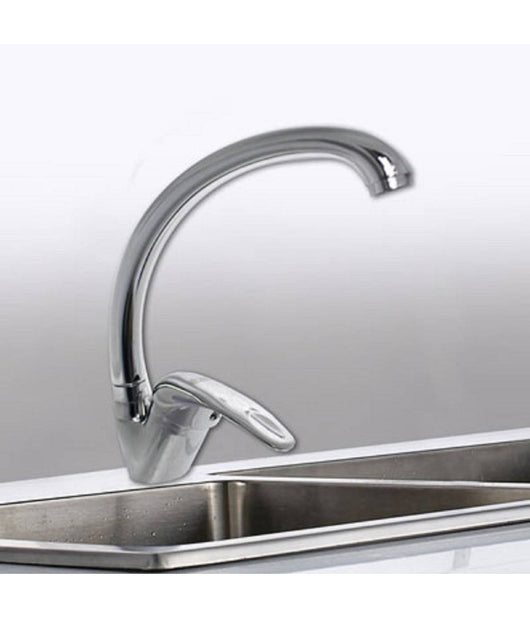 Rubinetto Da Cucina Miscelatore Da Lavello Monocomando Ottone Cromato 52845a         