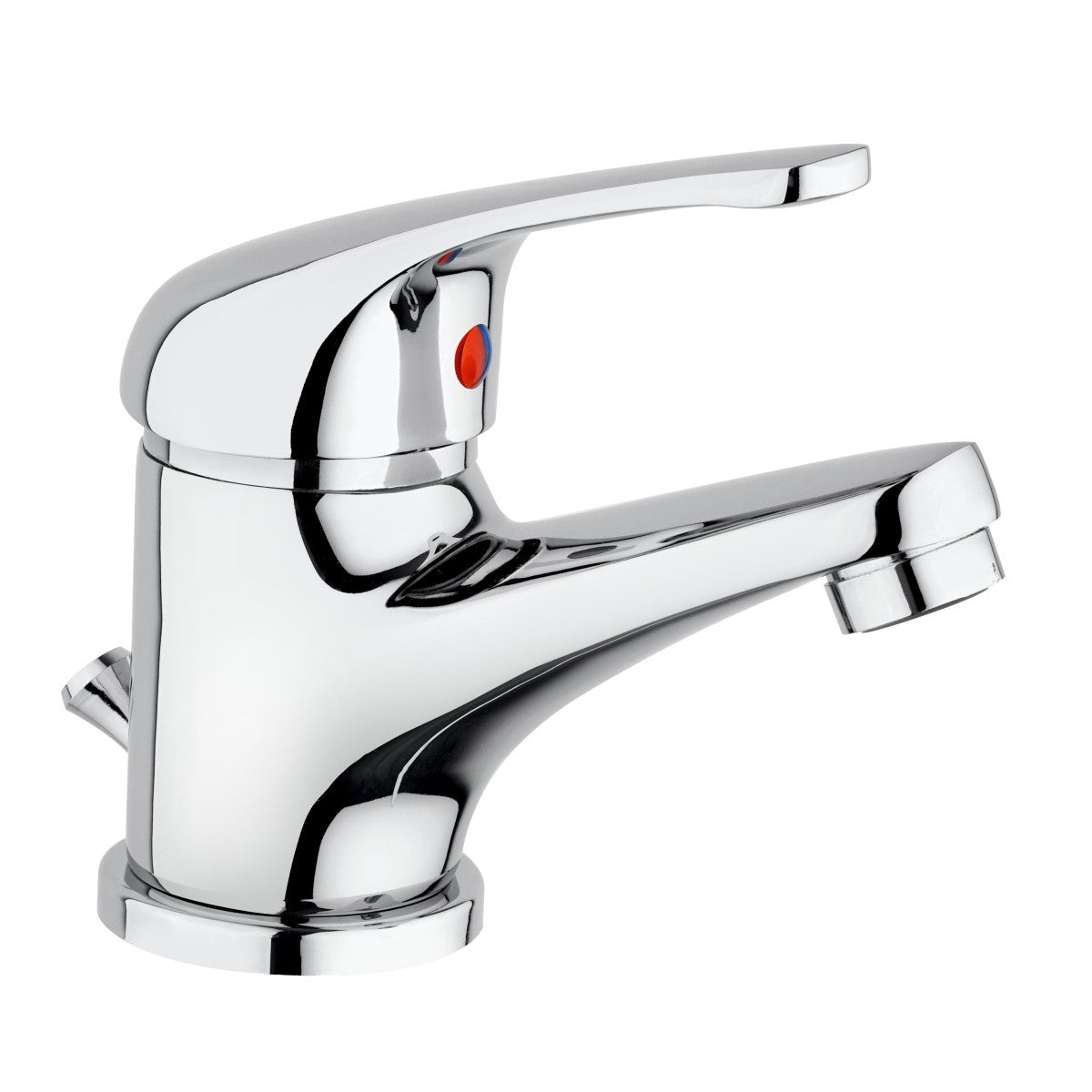 Rubinetto da lavabo monocomando con 1 leva cromato star