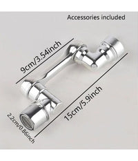 Rubinetto Girevole 1080° Prolunga Rompigetto Snodabile Acqua Cucina Bagno         