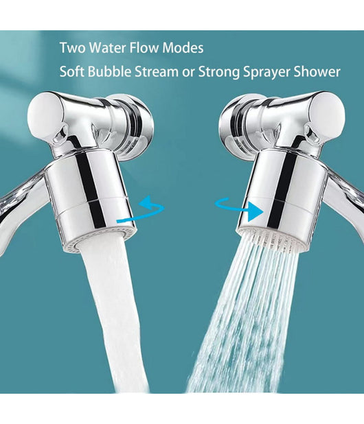 Rubinetto Girevole 1080° Prolunga Rompigetto Snodabile Acqua Cucina Bagno         