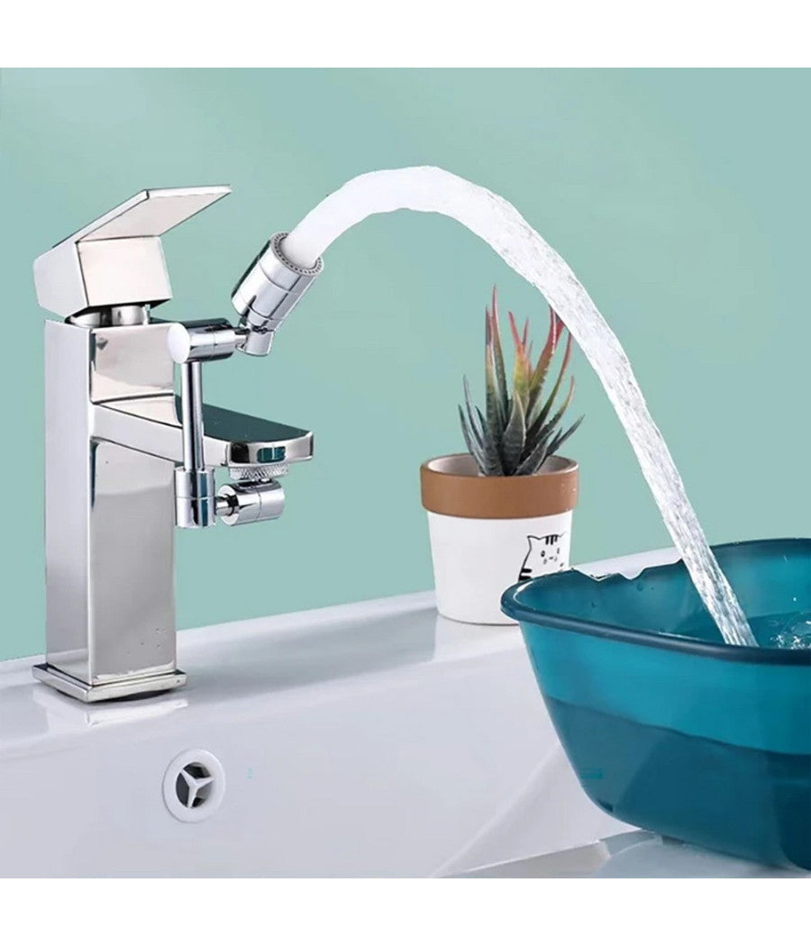 Rubinetto Girevole 1080° Prolunga Rompigetto Snodabile Acqua Cucina Bagno         