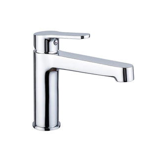 Rubinetto lavabo con bocca lunga cromato flash