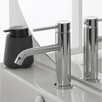 Rubinetto lavabo in acciaio inox con scarico click clack Nuego