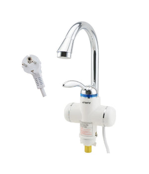 Rubinetto Miscelatore Caldaia Elettrico Acqua Calda Con Spina Cucina Bagno 3000w         