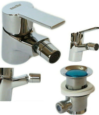 Rubinetto Miscelatore Casa Bagno Lavabo Bide Monocomando Piletta Clic Clac 69019         