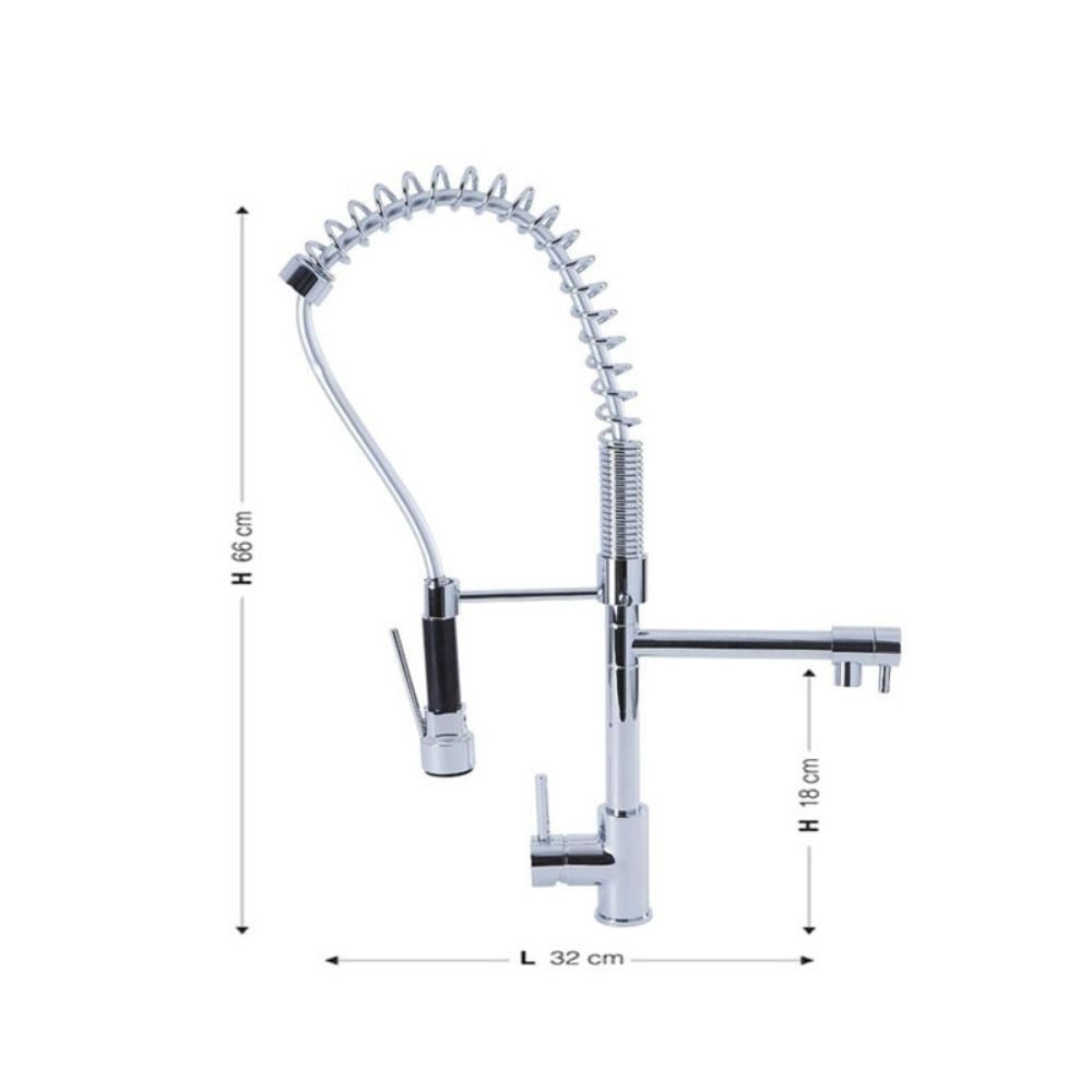 Rubinetto miscelatore con doccetta Grand Chef