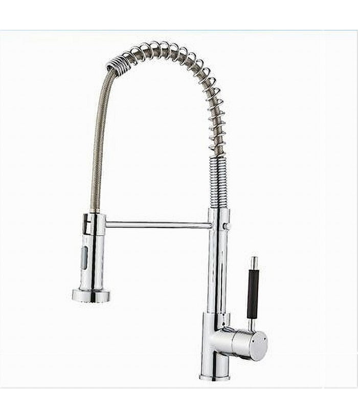 Rubinetto Miscelatore Con Doccetta Lavello Isola Per Cucina Canna Alta 87466         