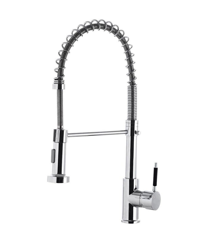 Rubinetto Miscelatore Con Doccetta Lavello Isola Per Cucina Canna Alta 87466         