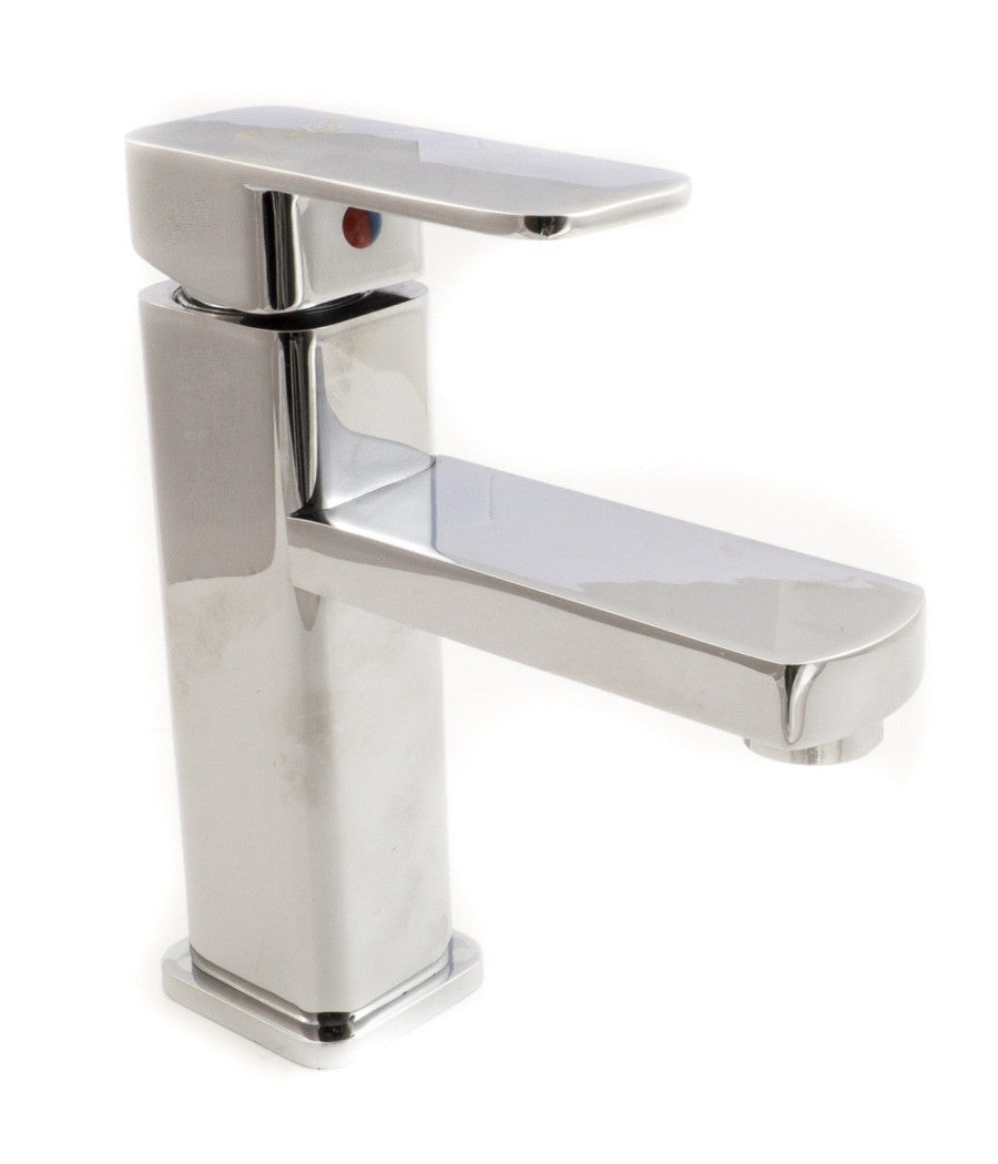 Rubinetto Miscelatore Cromato Casa Bagno Lavabo Completo Di Kit Montaggio Jh8801         