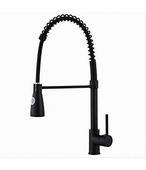 Rubinetto Miscelatore Cucina Con Doccetta A Molla Lavello Isola Canna Alta 87465         