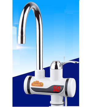Rubinetto Miscelatore Elettrico Caldaia Acqua Calda Con Spina Cucina Bagno 3000w         