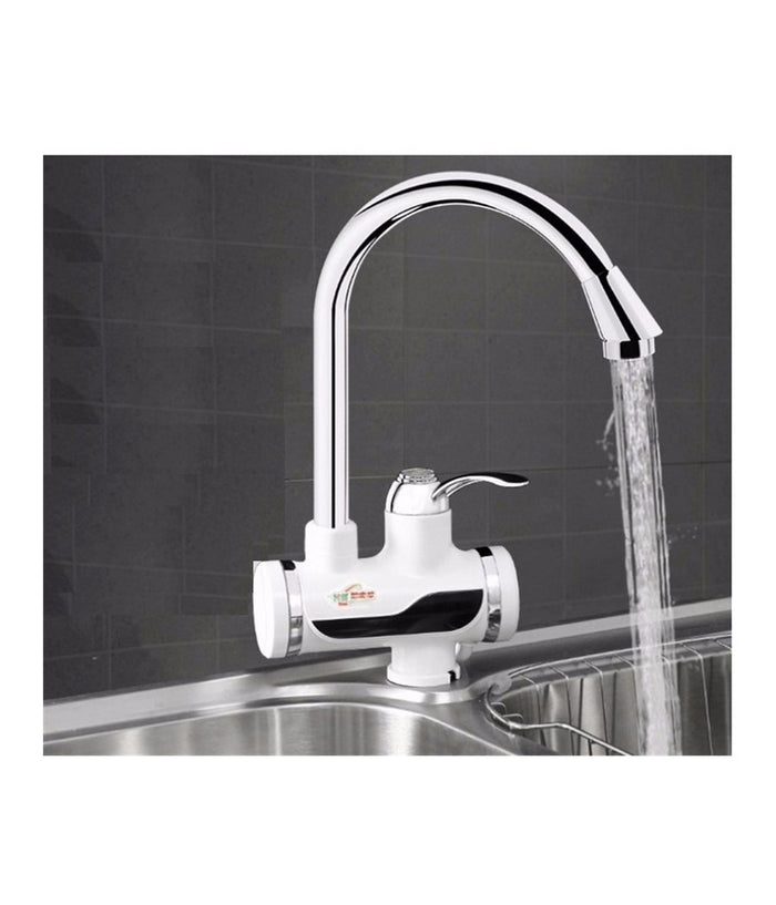 Rubinetto Miscelatore Elettrico Caldaia Acqua Calda Con Spina Cucina Bagno 3000w         