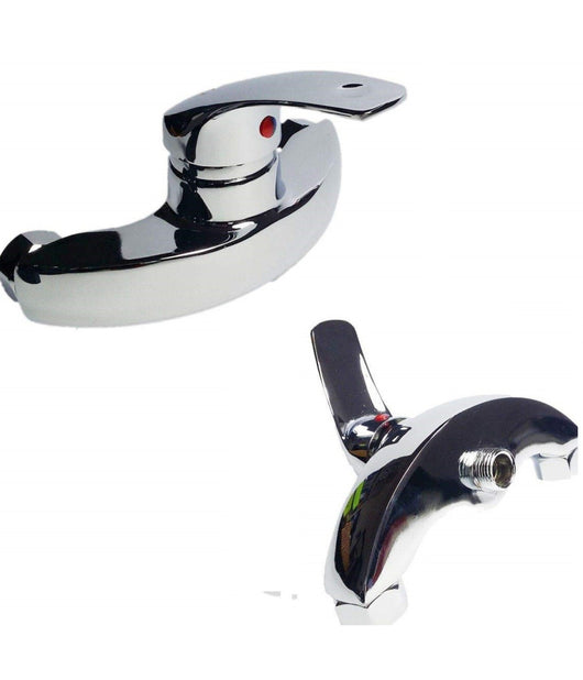 Rubinetto Miscelatore Esterno Bari Curvo  52936  Monocomando Rubinetteria         