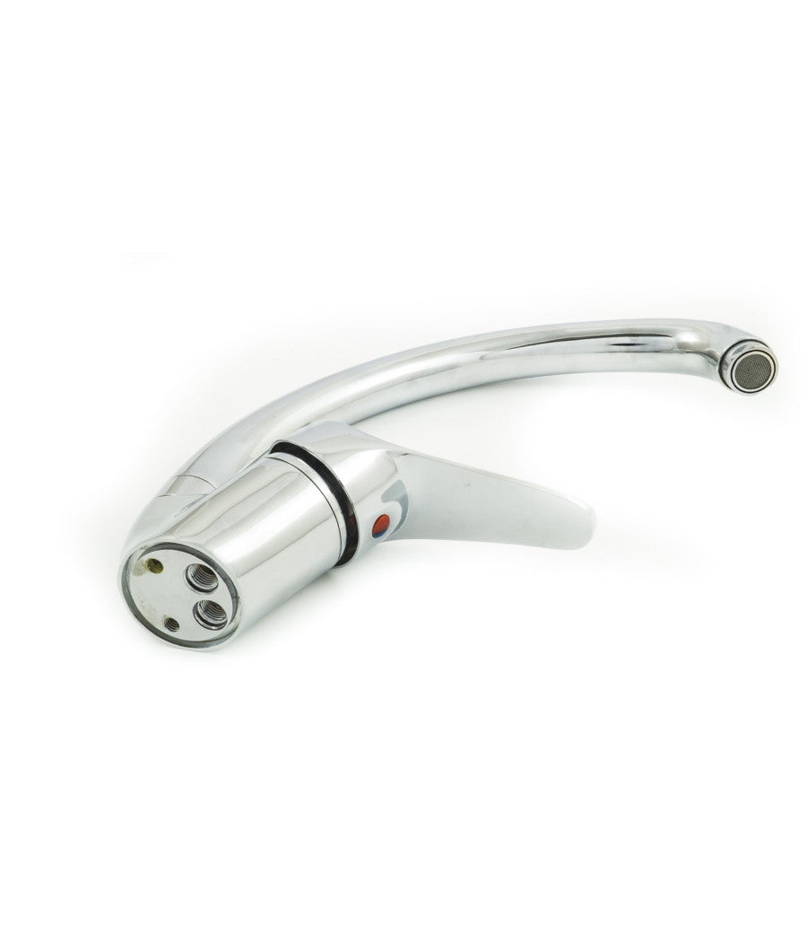 Rubinetto Miscelatore Girevole Mobile Casa Lavandino Cucina Kit Montaggio Jh8095         