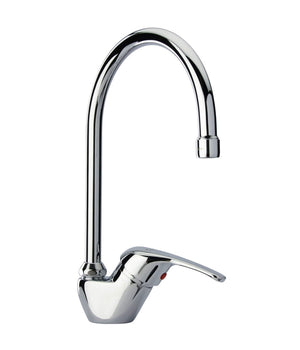 Rubinetto Miscelatore Girevole Mobile Per Lavandino Lavello Cucina Kit Montaggio         