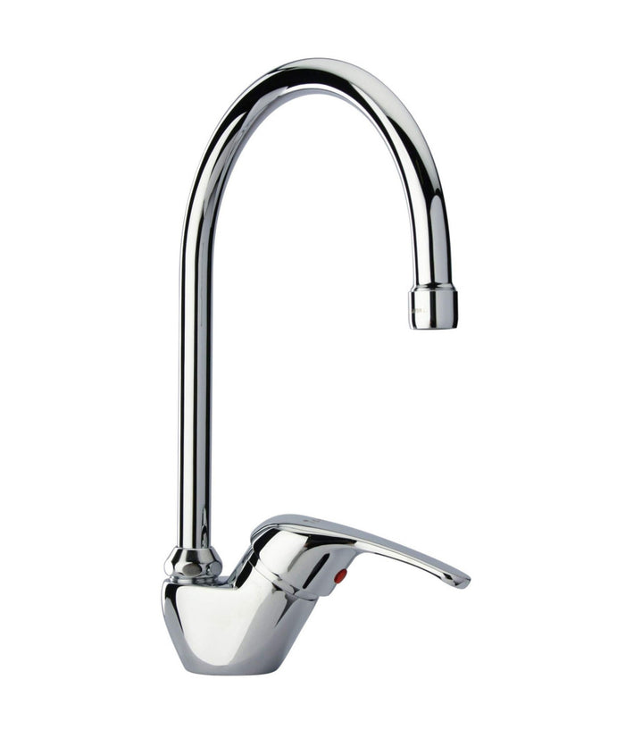 Rubinetto Miscelatore Girevole Mobile Per Lavandino Lavello Cucina Kit Montaggio         